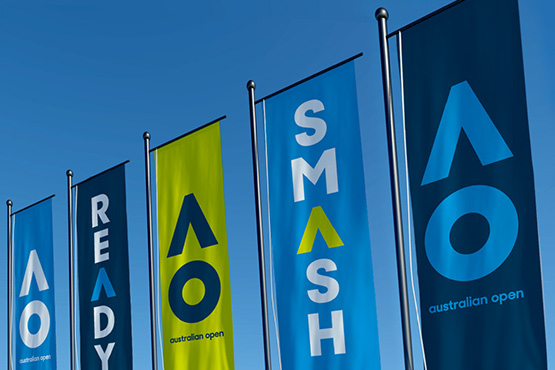 品牌vi設計后的成功品牌-Australian open